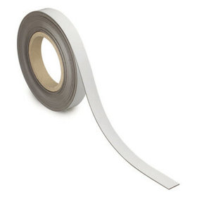 MAUL - Kennzeichnungsband, 10m x 2cm x 1mm, weiß, 6524302, magnethaftend