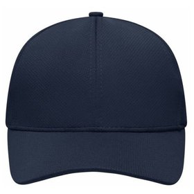 James & Nicholson - 6 Panel Sport Mesh Cap MB6214, navy-blau, Einheitsgröße