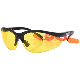 KSTOOLS® - Schutzbrille-gelb, mit Ohrstöpsel