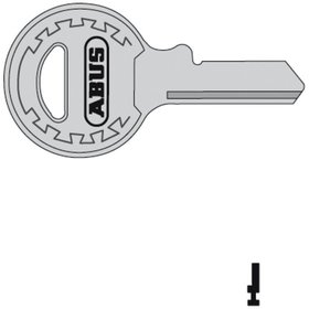 ABUS - Schlüsselrohling, 45/25, rund, Messing neusilber