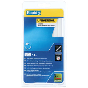 Rapid® - Klebesticks universal weiß Ø12 x 190mm 14er Pack, 40107361