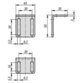 KIPP - BEFESTIGUNGSWINKEL FÜR MAGNETVERSCHLUSS, STAHL VERZINKT