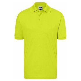 James & Nicholson - Poloshirt Classic JN070, acid-gelb, Größe 3XL