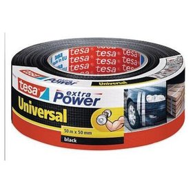 tesa® - Gewebeband Extra Power UNIVERSAL, schwarz 50m x 50mm