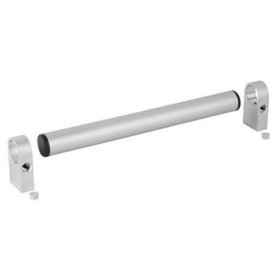 KIPP - ROHRGRIFF EINSTELLBAR, FORM:A, A=220, L=250, D=M08 ALUMINIUM NATUR ELOXIERT, KOMP:ALUMINIUM NATUR ELOXIERT