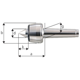 forum® - Körnerspitze mitlaufend MK 1