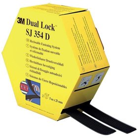 3M™ - Dual Lock Flexibler Druckverschluss, schwarz, 25.4mm x 5m