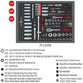 KSTOOLS® - 1/4"+3/8"+1/2" Steckschlüssel-Satz, 179-teilig in 1/1 Systemeinlage