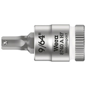 Wera® - 8740 A HF Zyklop Bitnuss 1/4", Haltefunktion für Innensechskant, 9/64" x 28mm