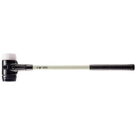 HALDER - SIMPLEX-Vorschlaghammer, Gummikomposition / Superplastik, mit verstärktem Tempergussgehäuse und Fiberglasstiel | D=80 mm | 3727.081