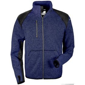 KANSAS® - Fleecejacke 7451, blau/schwarz, Größe S