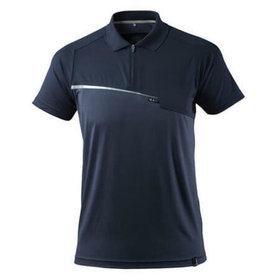 MASCOT® - Polo-Shirt mit Brusttasche ADVANCED, Schwarzblau, Größe M