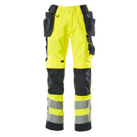 MASCOT® - Wigan Hose mit Hängetaschen SAFE SUPREME, hi-vis Gelb/Schwarzblau, Größe 82C62