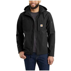 carhartt® - Herren Jacke HOODED ROUGH CUT JACKET, schwarz, Größe S