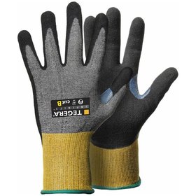 TEGERA® - Schnitt-Handschuhe TEGERA Infinity 8805, Kat. II, grau/gelb, Gr. 6