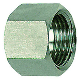 RIEGLER® - 6-kant-Überwurfmutter, G 1/4", für Tüllengröße LW 4/6, Edelstahl 1.4571