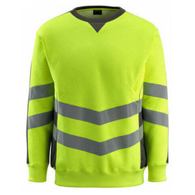 MASCOT® - Wigton Sweatshirt SAFE SUPREME, hi-vis Gelb/Dunkelanthrazit, Größe L