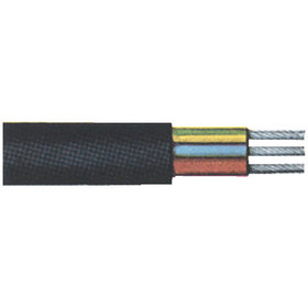 Gummischlauchleitung H05RR-F 3G1,5mm²,schwarz, 50m