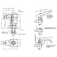 HALDER - Aufsitzspanner, schwenkbar, Größe 25/mit verstellbarem Exzenterschnellspanner | d1=25 mm | 23310.0026