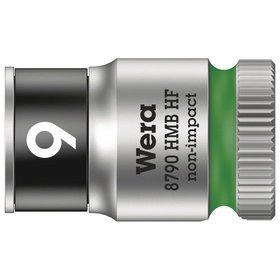 Wera® - Stecks. 8790 HMB HF 6kt. innen Haltef. Farbcodierung 10mm / 3/8" SW9x29mm