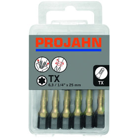 PROJAHN - 1/4" STAR Bit L25mm TX30 ZrN 10er Pack