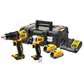 DeWALT - Akku-Kombopack, 18V, DCD709+DCF809