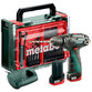 metabo® - Akku-Schlagbohrschrauber PowerMaxx SB Basic Set (600385710) mit 41-teiliger Mobiler Werkstatt, Kunststoffkoffer, 12V 2x2Ah Li-Power + LC 40