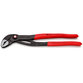 KNIPEX® - Cobra® QuickSet Hightech-Wasserpumpenzange grau atramentiert, mit rutschhemmendem Kunststoff überzogen 300 mm 8721300