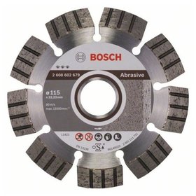 Bosch - Diamanttrennscheibe Best for Abrasive, 115 x 22,23 x 2,2 x 12mm (2608602679)