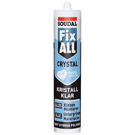 SOUDAL® - Fix ALL CRYSTAL 290ml glasklar