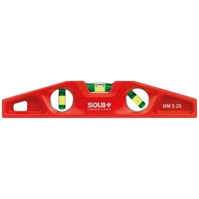 SOLA® - Torpedo-Wasserwaage Alu-Guss mit Magnt 25cm