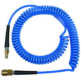 RIEGLER® - Spiralschlauch-Standardkupplung-Set, PU, Schlauch-ø 10x6,5, 6,0 m