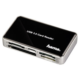 hama® - Kartenleser SuperSpeed 00039878 USB3.0 schwarz