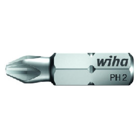 Wiha® - Bit Kreuzschlitz Phillips® 7011 Z DIN ISO 1173 C 6,3 1/4" PH3x25mm