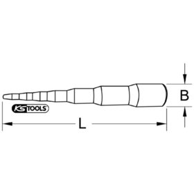 KSTOOLS® - Universal-Stufenschlüssel, 6-stufig, 3/16"-5/8"