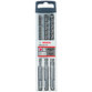 Bosch - Hammerbohrer-Set SDS plus-7X, 3-teilig, 6, 8, 10mm