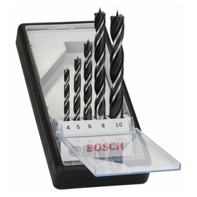Bosch - Robust Line Holzspiralbohrer-Set 5-teilig ø4 - 10mm (2607010527)