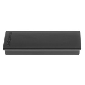 magnetoplan - Magnet 16658 54x19mm schwarz 10er-Pack