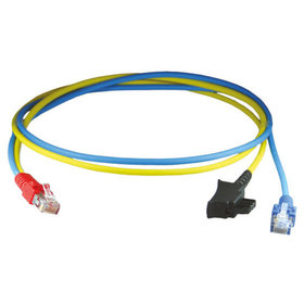 homeway - Y-Kabel Cat5E 0,5m ge S/FTP RJ45 TAE cross hfr halogenfrei AWG20
