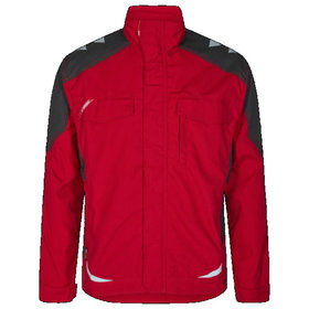 Engel - Galaxy Arbeitsjacke 1810-254, Tomato Red/Anthrazitgrau, Größe 5XL