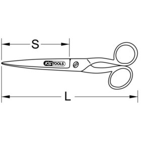 KSTOOLS® - Universal-Werkstattschere, 200mm