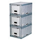 Bankers Box - Schubladenarchiv System 01820EU grau/weiß