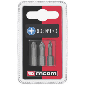 Facom - Bits Serie 1 High Perf - PZ, 3-teilig ED1.J3