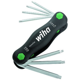 Wiha® - Klapphalter SB 363 P7 7-teilig für TORX® innen Abt.: T7 T8 T9 T10 T15 T20 T25 BK