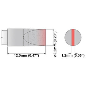 THERMALTRONICS® - Lötspitze Serie P, Meißelform, 5.20mm