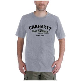 carhartt® - Herren T-Shirt GRAPHIC HARD WORK T-SHIRT S/S, heather grey, Größe M