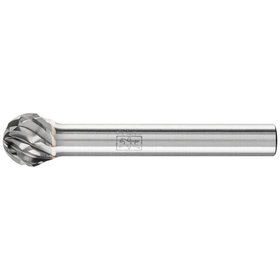 PFERD - Hartmetall Hochleistungsfrässtift STEEL Kugel KUD Ø 10x09 mm Schaft-Ø 6 mm für Stahl