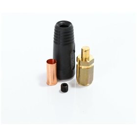 ELMAG - Schweißkabel-Stecker, schwarz 50/70/95mm², Zapfen-ø13mm, 60% ED @ 500A