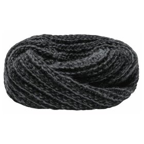 James & Nicholson - Loop Schal Twist MB7983, schwarz/dunkelgrau, Einheitsgröße