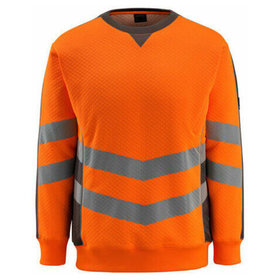 MASCOT® - Wigton Sweatshirt SAFE SUPREME, hi-vis Orange/Dunkelanthrazit, Größe S